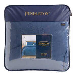 Pendleton King Comforter Set -Blue Night